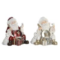 Kerstversiering DKD Home Decor Hars (2 Stuks) (14 x 12 x 14 cm)