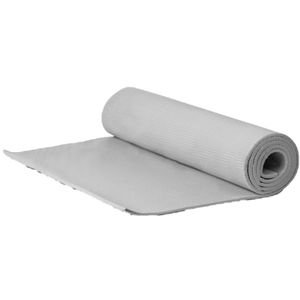 Yogamat/fitness mat grijs 180 x 51 x 1 cm