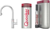 Quooker Flex met COMBI+ boiler en CUBE reservoir 5-in-1 kokend water kraan Chroom - thumbnail