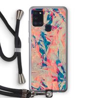 Alone: Samsung Galaxy A21s Transparant Hoesje met koord
