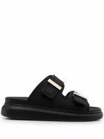 Alexander McQueen sandales Hybrid à plateforme - Noir