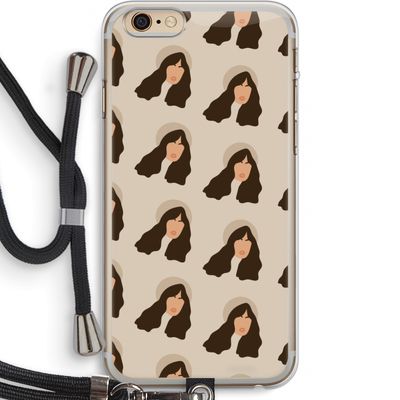 Bonjour mon amour: iPhone 6 PLUS / 6S PLUS Transparant Hoesje met koord