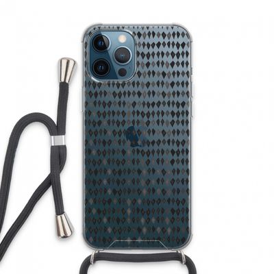 Crazy shapes: iPhone 13 Pro Max Transparant Hoesje met koord