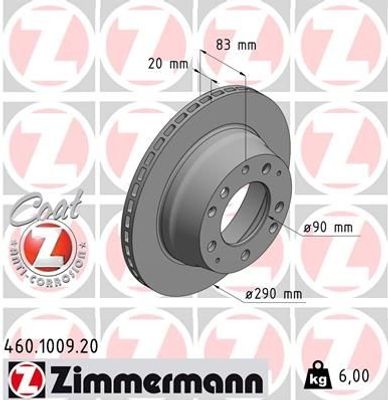 Remschijf Coat Z 460100920