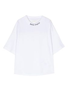 Palm Angels Kids t-shirt Overlogo en coton - Blanc