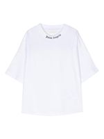 Palm Angels Kids t-shirt Overlogo en coton - Blanc - thumbnail