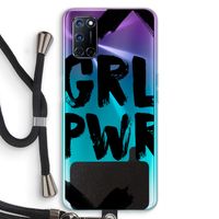 Girl Power #2: Oppo A92 Transparant Hoesje met koord