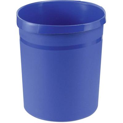 HAN GRIP 18190-14 Prullenbak 18 l (Ø x h) 312 mm x 350 mm Polypropyleen Blauw 1 stuk(s)