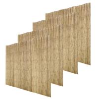 Sunnydays Rietscherm/rietmat - 4x - L300 x H100 cm - bruin - tuinscherm/schutting