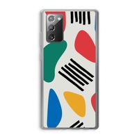 Illustratieve pop 1: Samsung Galaxy Note 20 / Note 20 5G Transparant Hoesje