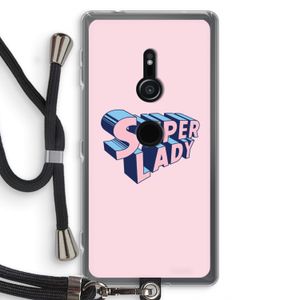 Superlady: Sony Xperia XZ2 Transparant Hoesje met koord