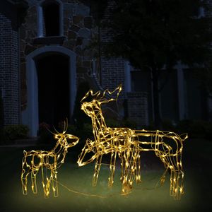 VidaXL 3-delige kerstverlichting rendieren 229 led&apos;s