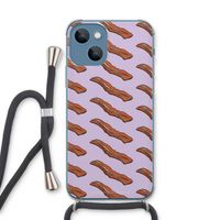 Bacon to my eggs #2: iPhone 13 Transparant Hoesje met koord