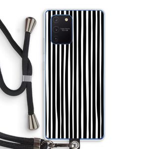 Stripes: Samsung Galaxy Note 10 Lite Transparant Hoesje met koord