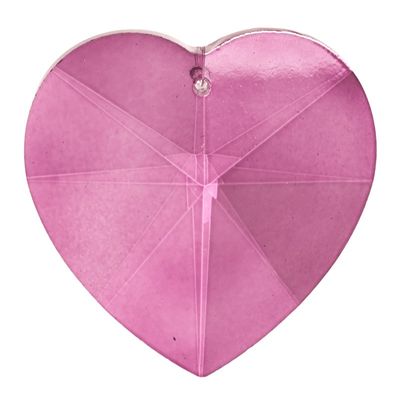 Regenboogkristal Hartvorm Roze