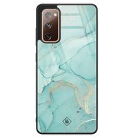 Samsung Galaxy S20 FE glazen hardcase - Touch of mint