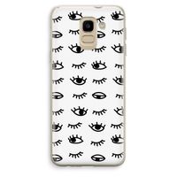Eye pattern #2: Samsung Galaxy J6 (2018) Transparant Hoesje