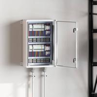 VidaXL Bedieningskast grijs 40 x 20 x 60 cm abs kunststof