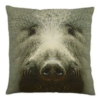 Katoenen Sierkussen Wild Zwijn (50 x 50 cm) - thumbnail