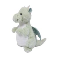 Knuffeldier Draak - zachte pluche stof - premium kwaliteit knuffels - groen - 30 cm   -