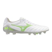 Mizuno Monarcida Neo III Pro Gras Voetbalschoenen (FG) Wit Groen Zilver