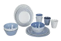 Bo-Camp 16-Delig Mix & Match Servies
