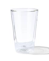 HEMA Theeglas Dubbelwandig 450ml Glas (transparant) - thumbnail