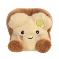 Palm Pals Toast met boter knuffeltje - 13 cm - thumbnail