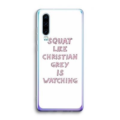 Christian Grey: Huawei P30 Transparant Hoesje