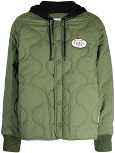 CHOCOOLATE veste matelassée à patch logo - Vert