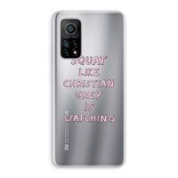 Christian Grey: Xiaomi Mi 10T 5G Transparant Hoesje