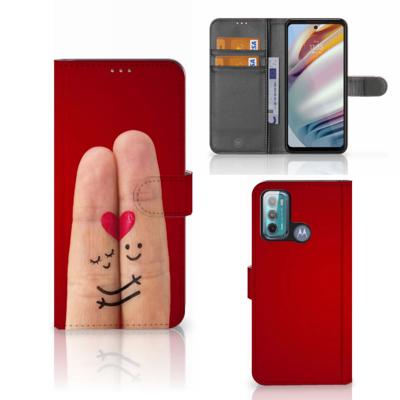 Motorola Moto G60 | Wallet Case | met Pasjes | Liefde - Origineel Romantisch Cadeau