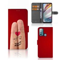 Motorola Moto G60 | Wallet Case | met Pasjes | Liefde - Origineel Romantisch Cadeau