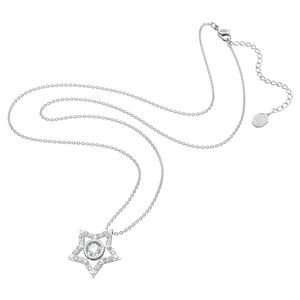 Swarovski 5617919 Ketting Stella zilverkleurig-wit 38-45 cm