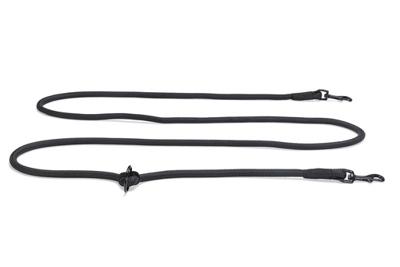 Beeztees Beeztees Premium Parinca Hondenriem Rond Nylon Zwart 280x1,2cm