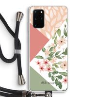 Sweet heaven geometrics: Samsung Galaxy S20 Plus Transparant Hoesje met koord