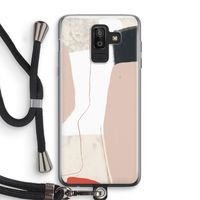 Lava: Samsung Galaxy J8 (2018) Transparant Hoesje met koord