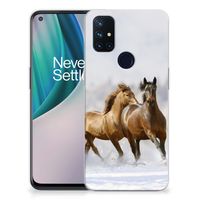 OnePlus Nord N10 5G TPU Hoesje Paarden