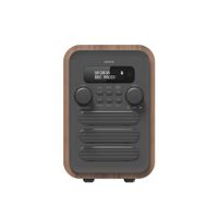 Denver DAB Radio met Bluetooth - Digitale Radio – 40 voorkeuzezenders – DAB+ / FM Radio - DAB48 – Hout/Grijs - thumbnail