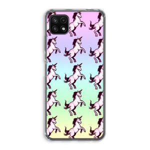 Musketon Unicorn: Samsung Galaxy A22 5G Transparant Hoesje