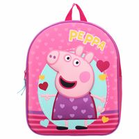 Peppa Pig school rugtas/rugzak voor peuters/kleuters/kinderen 32 cm - thumbnail