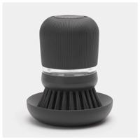 Brabantia afwasborstel+reservoir d.grijs