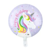 Happy Birthday Eenhoorn Folieballon (46cm) Happy Birthday Eenhoorn Folieballon (46cm)