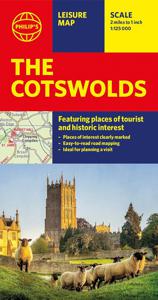 Wegenkaart - landkaart The Cotswolds | Philip's Maps