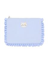 HEMA Laptophoes 41.8x29.5cm strepen kattenprint ruches