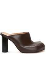 JW Anderson mules Paw en cuir - Marron - thumbnail