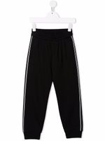 Balmain Kids pantalon de jogging à logo imprimé - Noir - thumbnail