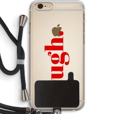 Ugh: iPhone 6 PLUS / 6S PLUS Transparant Hoesje met koord