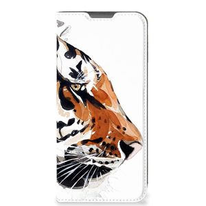 Bookcase OPPO A77 5G | A57 5G Watercolor Tiger