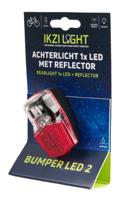 Achterlicht IKZI 1x LED met E1-goedgekeurde reflector